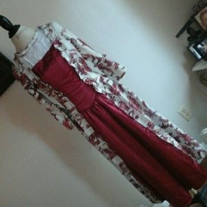 Victorian Antique Floral Princess Dress